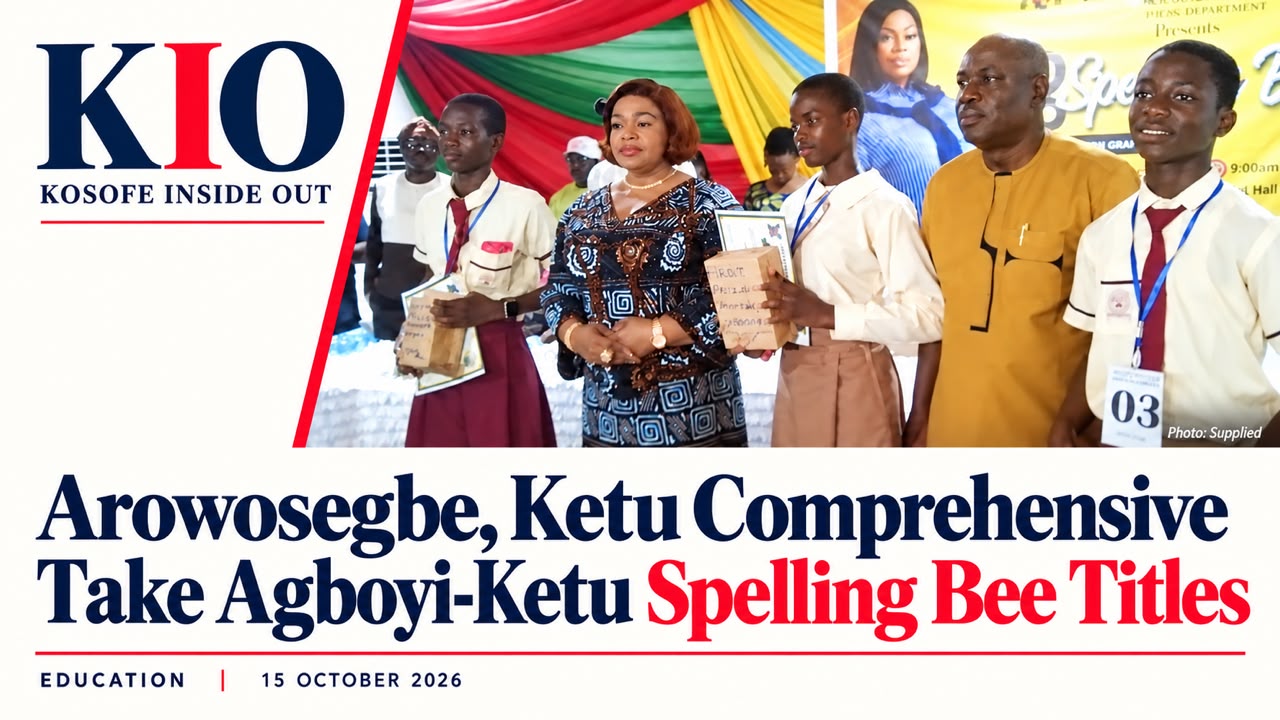 Arowosegbe, Ketu Comprehensive Take Agboyi-Ketu Spelling Bee Titles