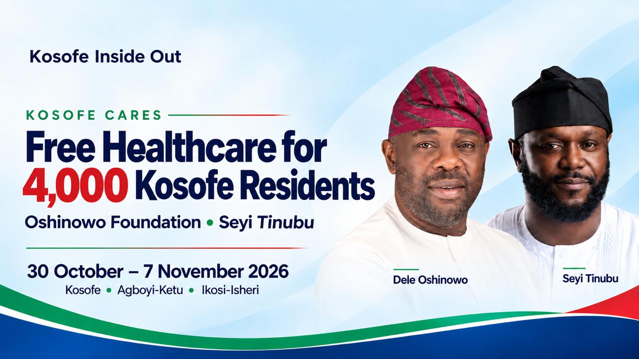 Kosofe Cares: Oshinowo Foundation, Seyi Tinubu Bring Free Healthcare to 4,000 Residents