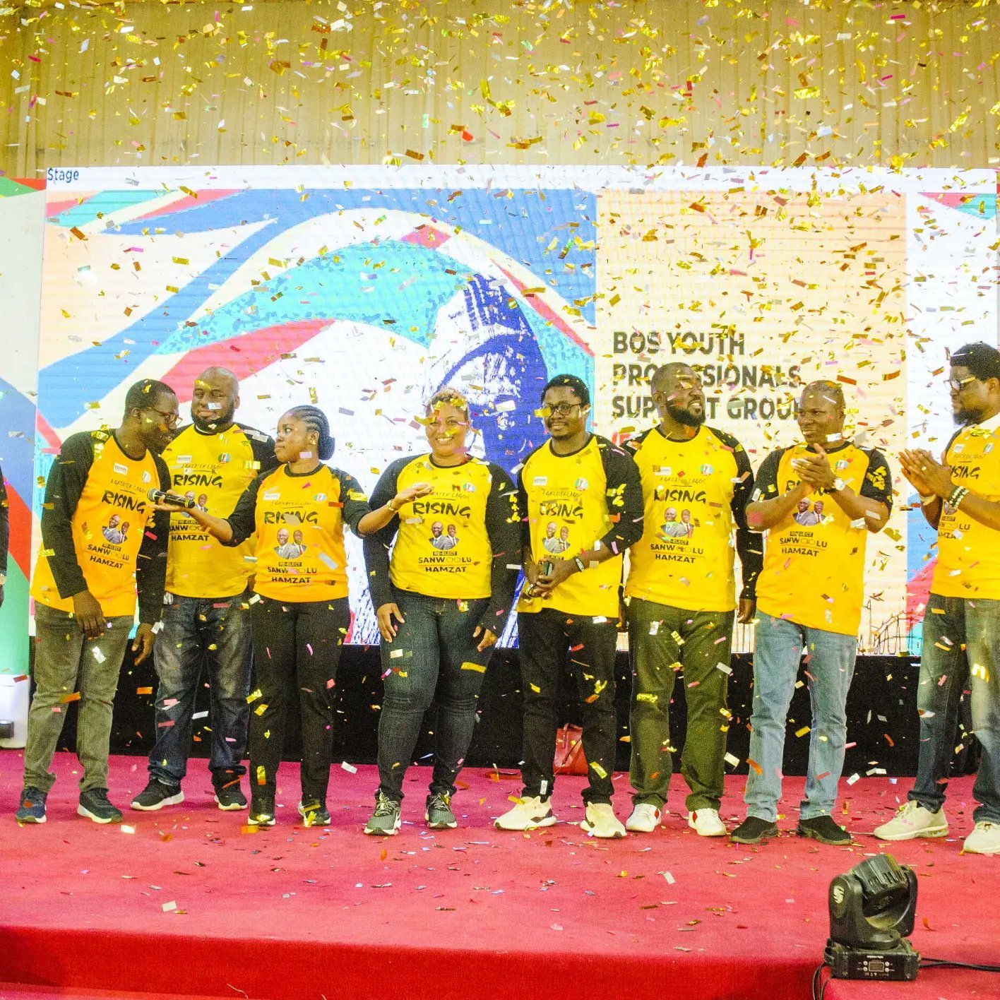 BOSYOPS Launch: Lagos Professional Youths Canvasses Support For Sanwo-Olu