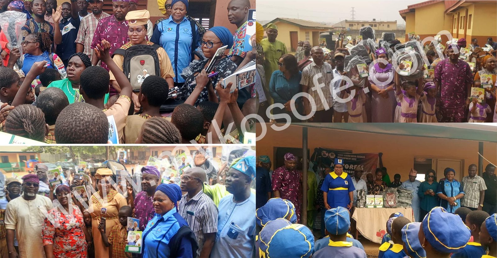 Mayoress Goes To School: Princess Samiat Bada Embarks on Educational Tour, Distributes School Supplies To Ikosi-Isheri LCDA Primary Schools